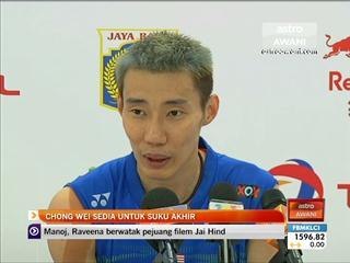 Badminton Kejohanan Dunia: Chong Wei sedia untuk suku akhir