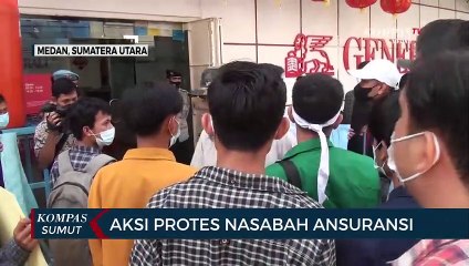 Nasabah Datangi Kantor Asuransi di Medan Tuntut Pencairan Klaim