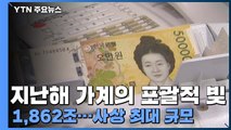 지난해 가계 빚 역대 최대...대출 조이자 '풍선효과'도 / YTN