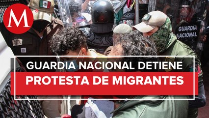 En Chiapas, Guardia Nacional frena a migrantes que buscaban irrumpir en INM