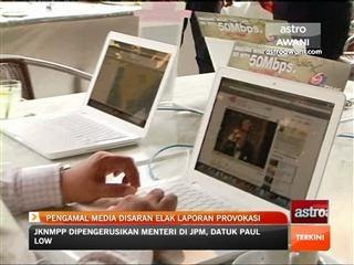 Pengamal media disaran elak laporan provokasi