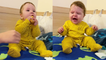 'Dramatic baby boy throws a tantrum after mom takes away his bread'