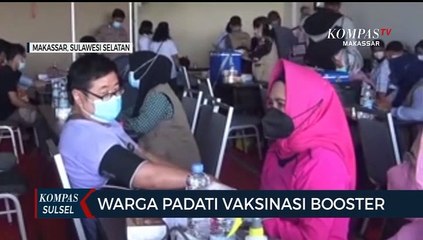 1500 Warga Padati Vaksinasi Booster Vox Point Makassar