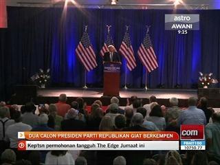 Dua calon Presiden Parti Republikan giat berkempen