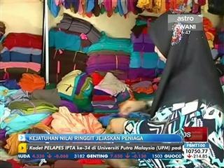 Kejatuhan nilai ringgit jejaskan peniaga