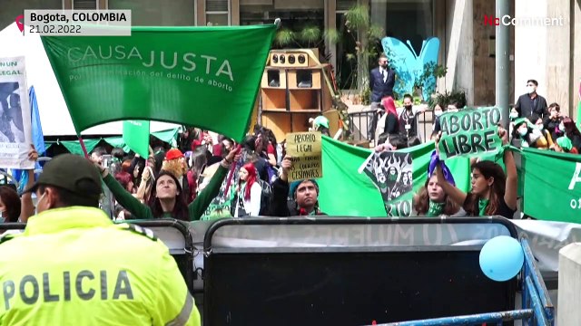 Pro-choice activists celebrate Colombia court decision to decriminalise abortion