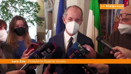 Zaia "Sull'autonomia il governo può chiudere velocemente"