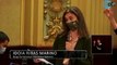 La diputada de Vox, Idoia Ribas, denuncia en el Parlament balear que se exija el catalán para ser celador