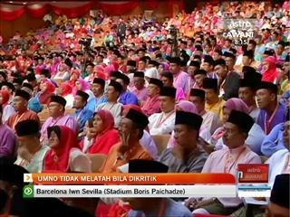 UMNO tidak melatah bila dikritik