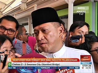 Kejatuhan nilai ringgit baik bagi industri pelancongan