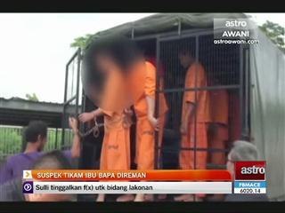 Скачать видео: Seorang penganggur tikam ibu bapa direman