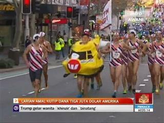 Larian amal kutip dana tiga juta dolar Amerika