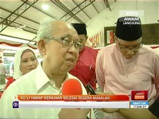 Ku Li harap kerajaan selesai segera masalah