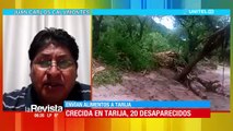 Reportan desaparecidos tras el desborde de ríos en Tarija