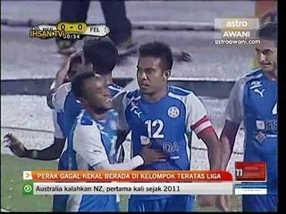 Perak gagal kekal berada di kelompok teratas liga