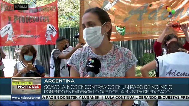 Docentes argentinos inician huelga tras inicio de clases