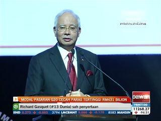 Modal pasaran G20 cecah paras tertinggi RM431 billion