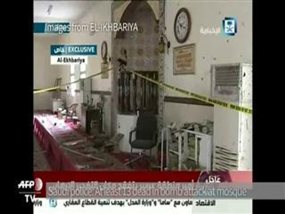 At least 13 killed in bomb attack on Saudi mosque