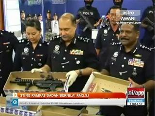 STING rampas dadah bernilai RM2.8 juta