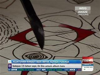 Kejatuhan ringgit beri impak kepada peniaga