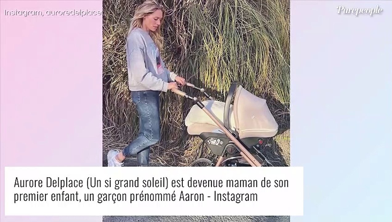 Aurore Delplace (Un si grand soleil) maman d'Aaron : "Un bébé facile, rieur mais..."
