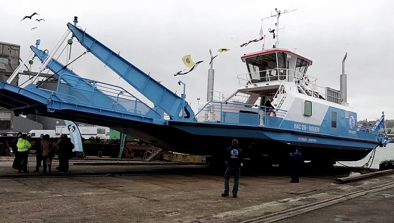 #Mer / Un nouveau bac tout droit sorti des ateliers de Manche Industrie Marine