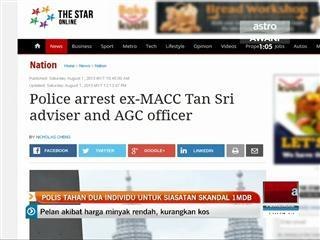 Polis tahan dua individu untuk siasatan 1MDB