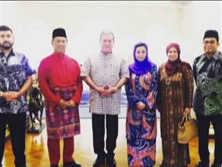 Muhyiddin Yassin menghadap Sultan Johor di Istana Bukit Serene