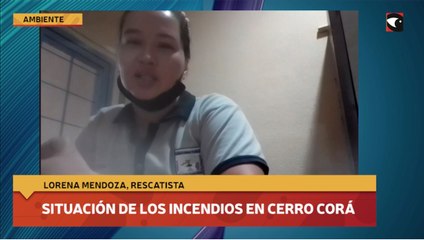 Situación de los incendios en Cerro Corá