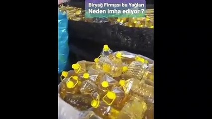 Biryağ marka yağların neden imha edildiği ortaya çıktı