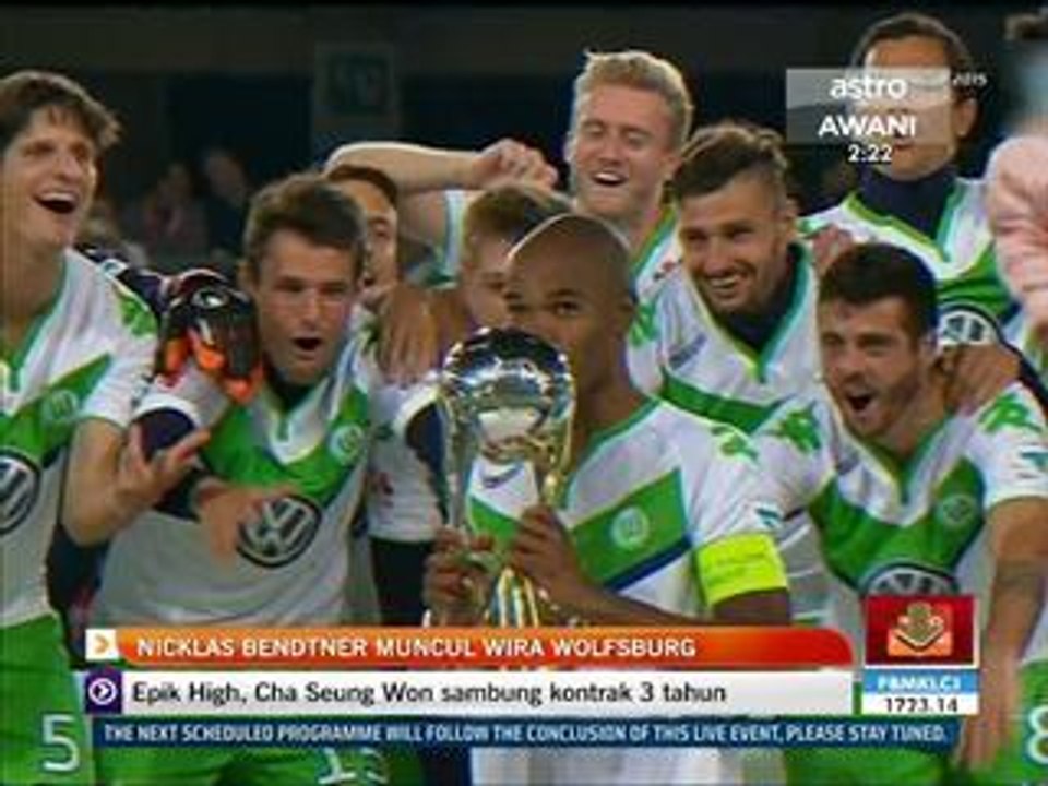 Nicklas Bendtner muncul wira Wolfsburg
