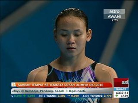 Pandalela Rinong sahkan tempat ke Temasya Sukan Olimpik Rio 2016