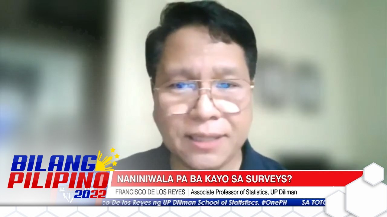 Prof. De Los Reyes sa mga nagsasabing hindi pa sila nasu-survey