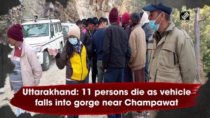 Uttarakhand: 11 persons die as vehicle falls into gorge near Champawat