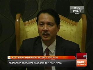 Kes denggi meningkat selepas Aidilfitri
