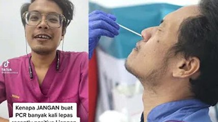 Keputusan tetap positif walau dah sembuh, petugas makmal perjelas kenapa tak perlu buat ujian PCR se