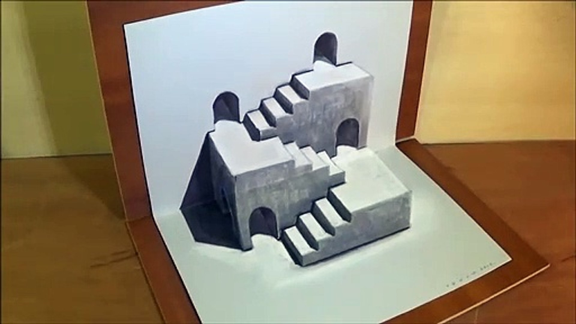 How To Draw A 3D Hole Optical Illusion