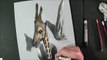 Trick Art - Drawing a Giraffe in a Hole - 3D Illusion on Paper