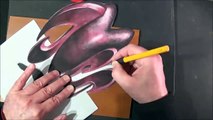 Drawing I Heart U- 3D Anamorphic Illusion Art