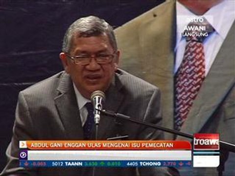 Perkhidmatan Tan Sri Abdul Gani Patail ditamatkan