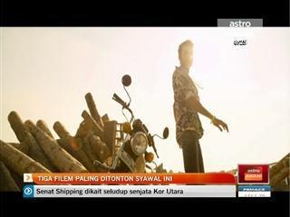 Tiga filem paling ditonton Syawal ini