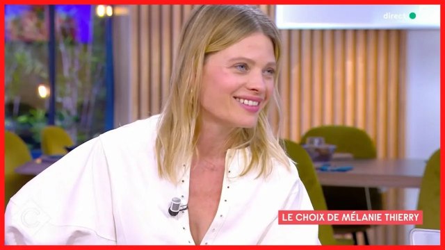 Mélanie Thierry furieuse de revoir son discours lors des César 2010 dans C à Vous