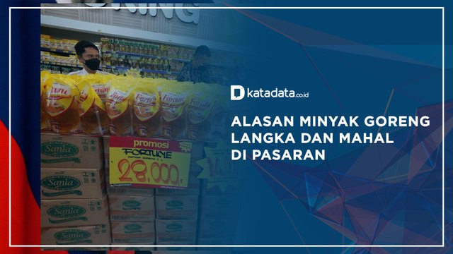 Alasan Minyak Goreng Langka dan Mahal di Pasaran | Katadata Indonesia