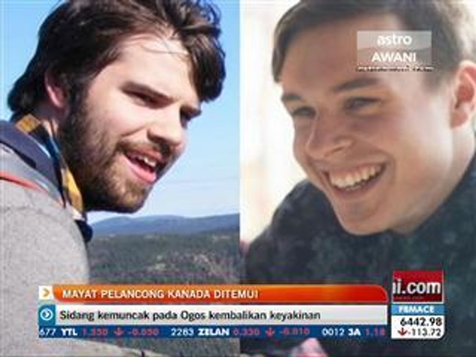 Mayat pelancong Kanada ditemui