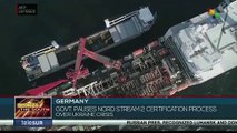 German government orders halt to certification of Nord Stream 2 gas pipeline