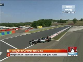 Lewis Hamilton catat masa terpantas