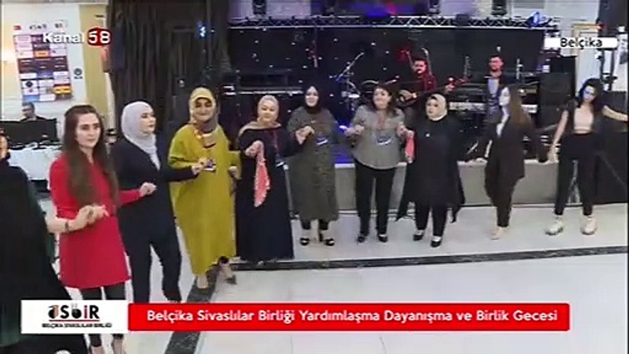 Belçika Sivaslılar  Birlik Gecesi Halaylar