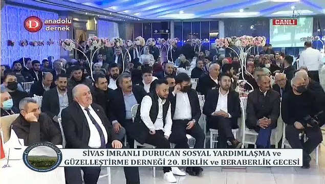 Sivas İmranlı Durucan Derneği 20.Birlik ve Beraberlik Gecesi