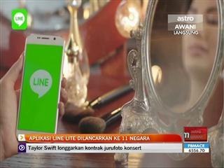 Aplikasi Line Lite dilancarkan ke 11 negara