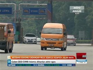 MITRANS sokong cadangan nilai semula kempen jalan raya